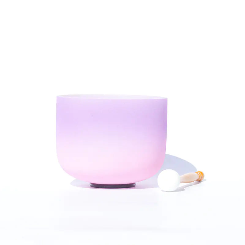 Authentic Crystal Singing Bowl for Music and Meditation