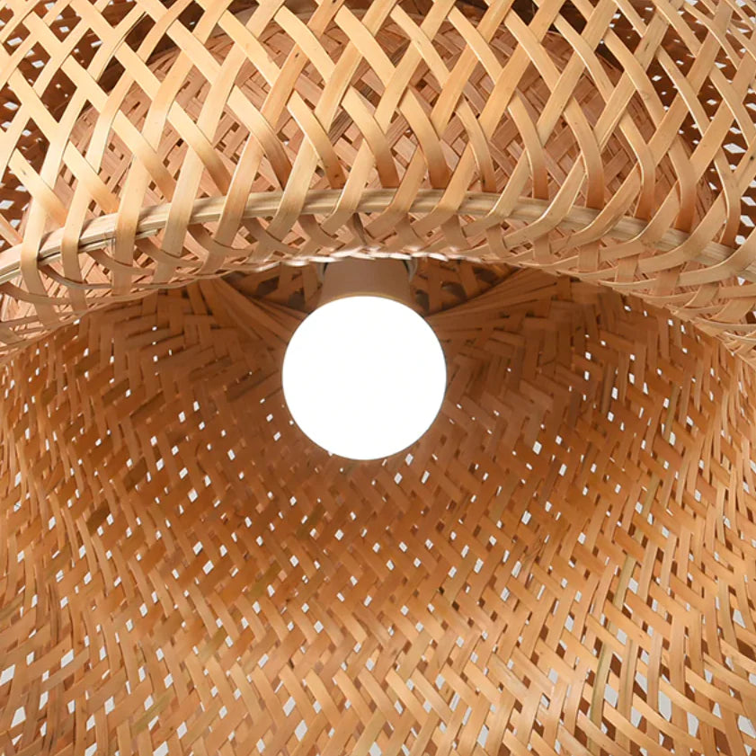 Handwoven Bamboo Pendant Ceiling Light