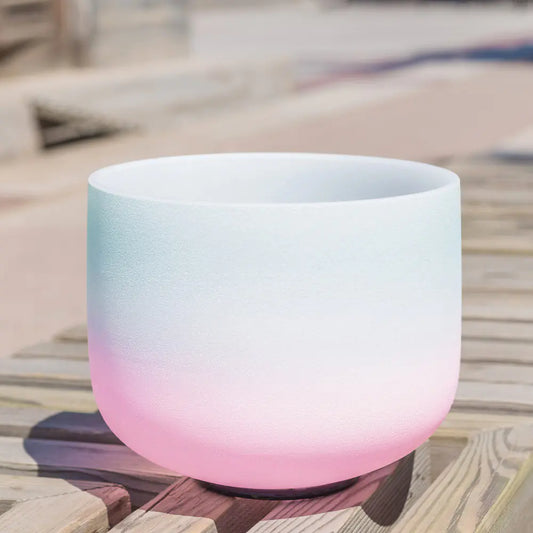 Authentic Crystal Singing Bowl for Music and Meditation