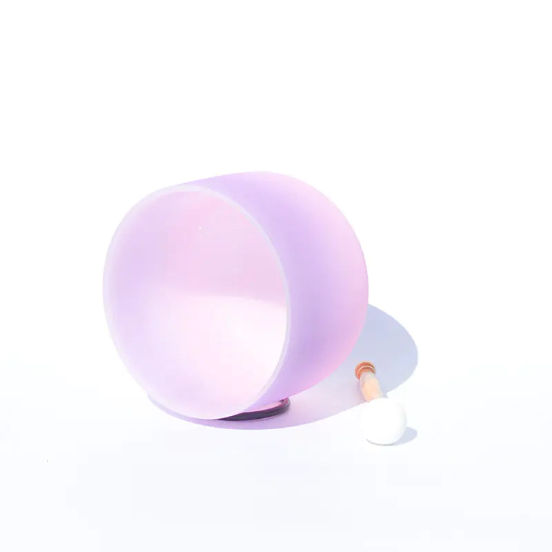 Authentic Crystal Singing Bowl for Music and Meditation
