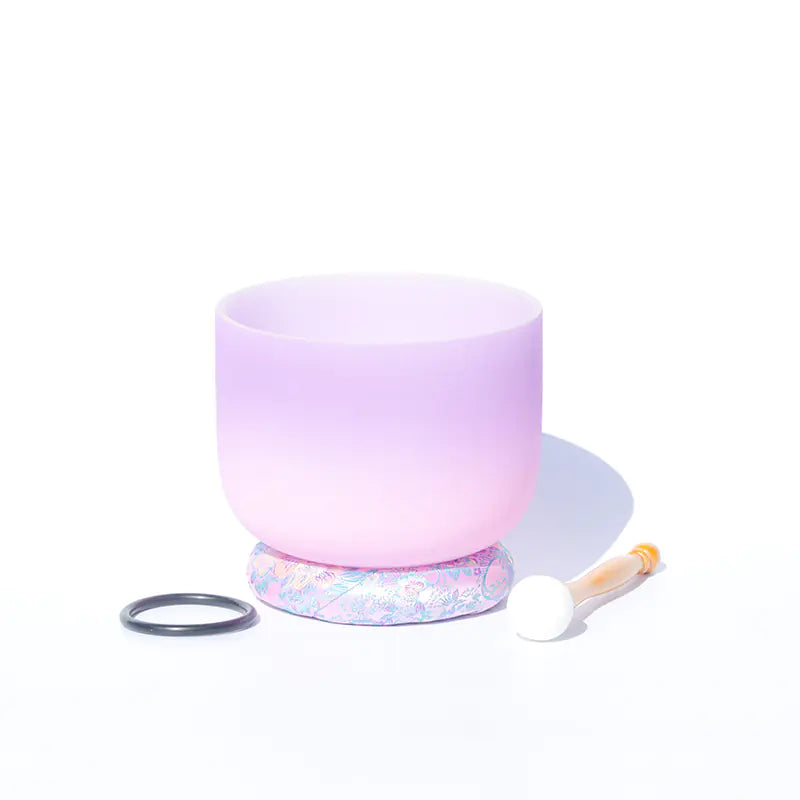 Authentic Crystal Singing Bowl for Music and Meditation