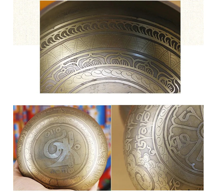Handcrafted Singing Bowl - Sound Bowl for Meditation