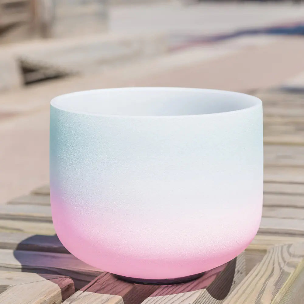 Authentic Crystal Singing Bowl for Music and Meditation