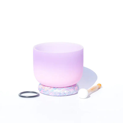 Authentic Crystal Singing Bowl for Music and Meditation