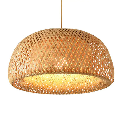 Handwoven Bamboo Pendant Ceiling Light